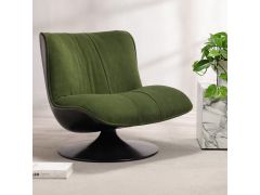 כורסא בד בגוון ירוק כהה דגם FLAKE