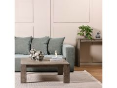 שולחן סלון 100 ס"מ אשוח ממוחזר בגוון אפור מעושן דגם אורלינס