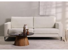 ספה תלת מושבית 220 ס"מ בד בגוון אבן דגם סקיילר