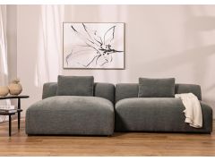 ספה פינתית שמאל 145*260 ס"מ בד בגוון ירוק דגם פופ