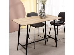 שולחן בר 120*60 ס"מ בגוון טבעי דגם LEWIS