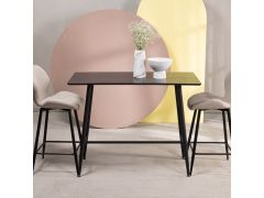 שולחן בר 120*60 ס"מ בגוון שחור דגם LEWIS