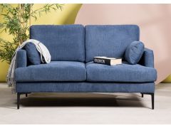 ספה דו מושבית בגוון כחול דגם JASMIN