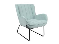 כורסא בד בגוון ירוק דגם VICKI