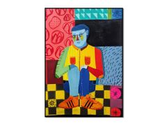 ציור 50*70 ס"מ דגם WAITING MAN