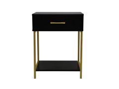 שידה 45*40 ס"מ בגוון שחור דגם GOLDI