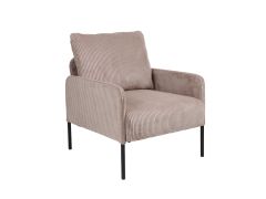 כורסא בד קורדרוי חום דגם BESTY