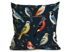 כרית נוי צבעונית 45*45 ס"מ דגם BIRDS