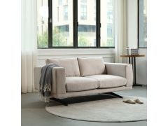 ספה תלת מושבית מעוצבת דגם Cozy צבע קפוצ'ינו