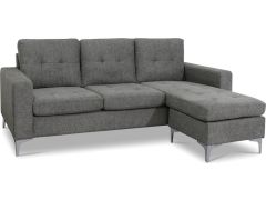 סלון פינתי מודולרי דגם Costa גוון אפור