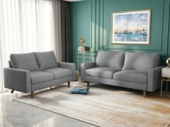 מערכת ישיבה 2+3 דגם Lara צבע אפור בהיר