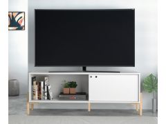 מזנון טלוויזיה 140 ס”מ דגם Mistral צבע לבן