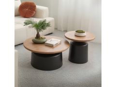 סט שולחנות סלון EMBER שחור