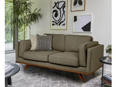 ספה 200 ס"מ דו מושבית דגם FLORIDA בגוון מוקה