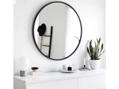 מראה עגולה אלומיניום גודל קוטר 90 ס"מ