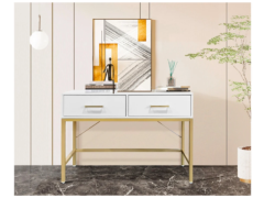 קונסולת כניסה בגוון זהב לבן דגם ליהי