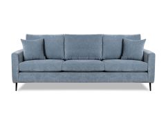 ספה תלת מושבית בד בגוון תכלת 220 ס"מ דגם RANDOM