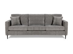 ספה תלת מושבית בד בגוון אפור 220 ס"מ דגם RANDOM