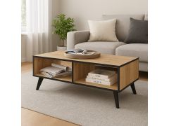 שולחן סלון מעוצב דגם תמרה גוון אלון