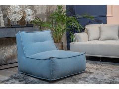 פוף כורסא מעוצב דגם Provence צבע ג'ינס