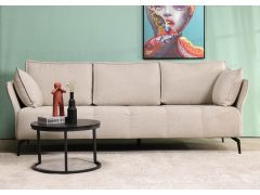 ספה תלת מושבית 230 ס"מ בגוון אפור דגם WING