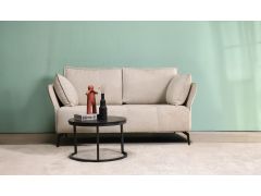 ספה דו מושבית 160 ס"מ בגוון אפור דגם WING