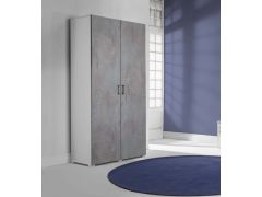 ארון רב תכליתי 2 דלתות פתיחה דגם מנהטן גוון בטון