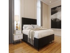 מיטה יהודית זוגית 180x200 דגם אליסיה גוון שחור