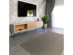 מזנון רוחב 200 ס"מ לסלון דגם איסלנד לבן משולב