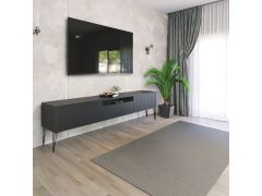 מזנון רוחב 200 ס"מ לסלון דגם שווייץ בלאק