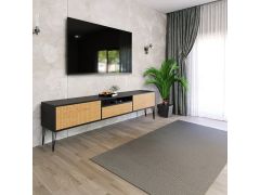 מזנון רוחב 200 ס"מ לסלון דגם שווייץ אלון משולב