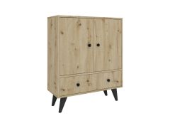 קונסולה שידת אחסון דגם פורטו בגוון אלון