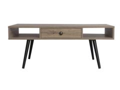 שולחן סלון 120*50 ס"מ בגוון טבעי דגם OLIVO