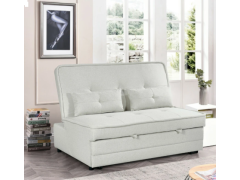 ספה דו מושבית נפתחת למיטה זוגית דגם Satoro גוון חום בהיר \ בז'