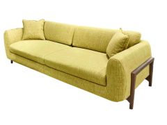 ספה באורך 300 ס"מ דגם MOZART בגוון צהוב