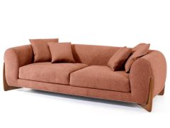 ספה באורך 250 ס"מ דגם ORCHID בגוון ורוד