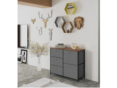 שידת מתכת עם 5 מגירות בד דגם cr375 מסדרת Siena