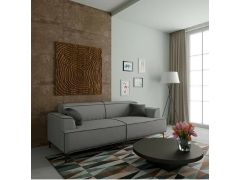 מערכת ישיבה תלת מושבי מפוארת דגם דור בגוון אפור בהיר