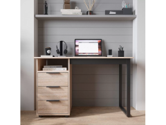 שולחן כתיבה דגם אורנוס בגוון אלון