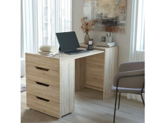 שולחן כתיבה טרנספורמר דגם מאדים בגוון אלון