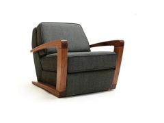 כורסא דגם BONITA בגוון אפור כהה