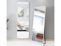 מראת גוף מלבנית ענקית עומדת/ תליה - לבן
