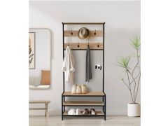 מעמד אחסון ותלייה דגם לימן בגוון שחור-אלון