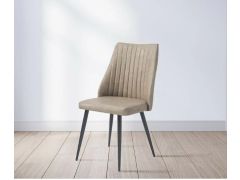 כיסא לפינת אוכל דמוי עור דגם רומא גוון בז'