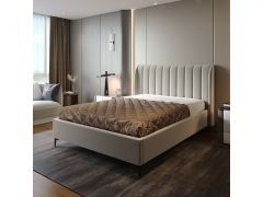 מיטה וחצי מפוארת קולקציית פרימיום דגם לואיז בגוון אופוויט 