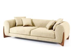 ספה באורך 200 ס"מ דגם ORCHID בגוון בז'