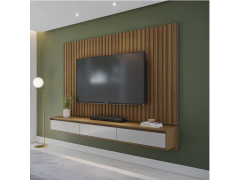 מערכת מזנון וחיפוי קיר דגם ריף - 220 ס"מ