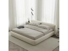 מיטה זוגית 180/200 ס"מ בגוון שמנת דגם בל