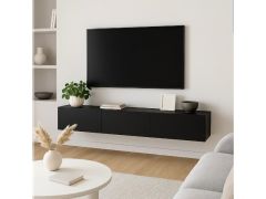 מזנון צף דגם אנדי רוחב 180 ס"מ גוון שחור