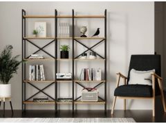 כוננית מדפים מודרנית דגם פרנקפורט